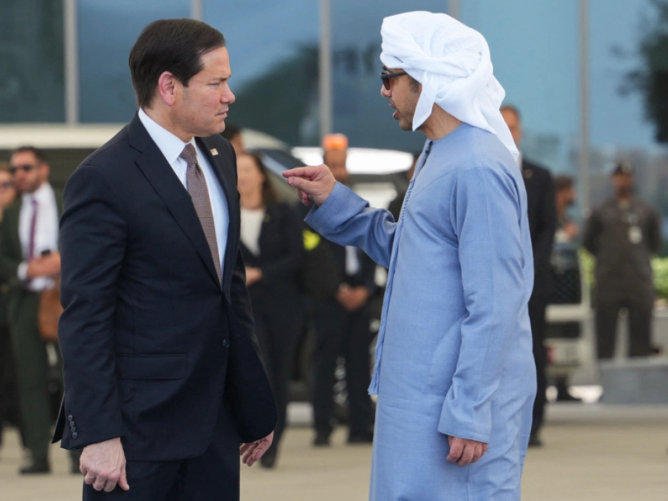 Rubio beim Treffen mit Sheikh Abdullah bin Zayed Al Nahyan