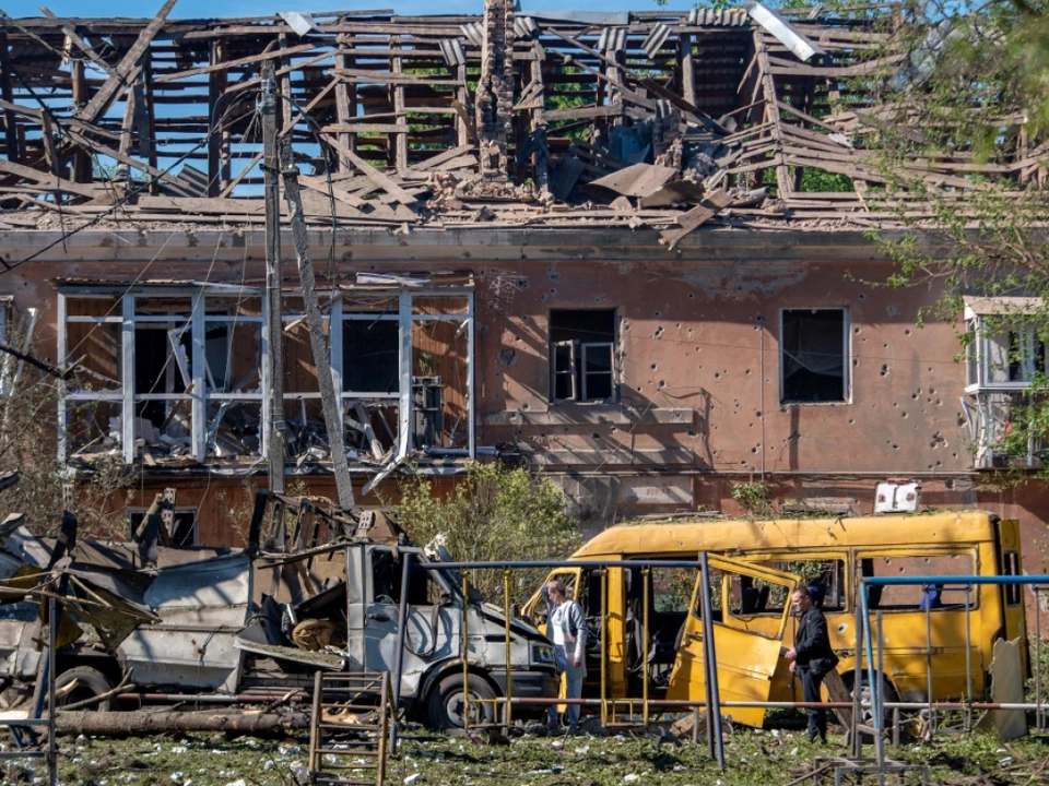 Zerstörungen in Dnipro nach russischen Angriffen