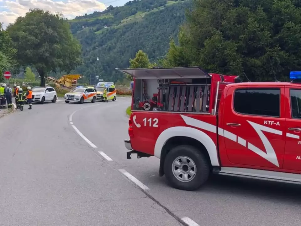 Albeins: Zwei Verletzte bei Motorrad-Crash