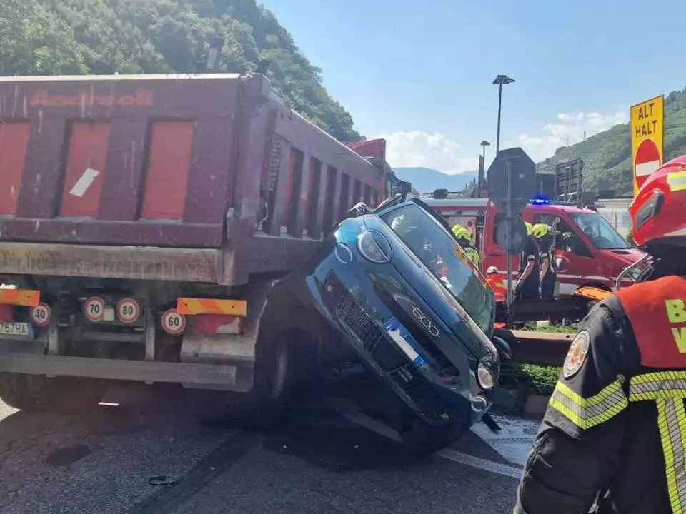 Unfall Autobahn Bozen