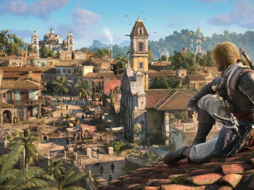 Wie immer bei Assassin\'s Creed kann man hohe Orte wie Türme besteigen