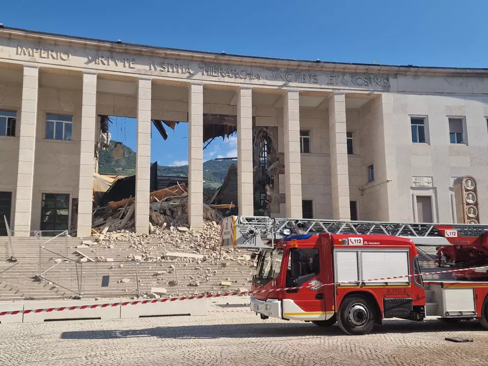 Einsturz Gerichtsgebäude bozen