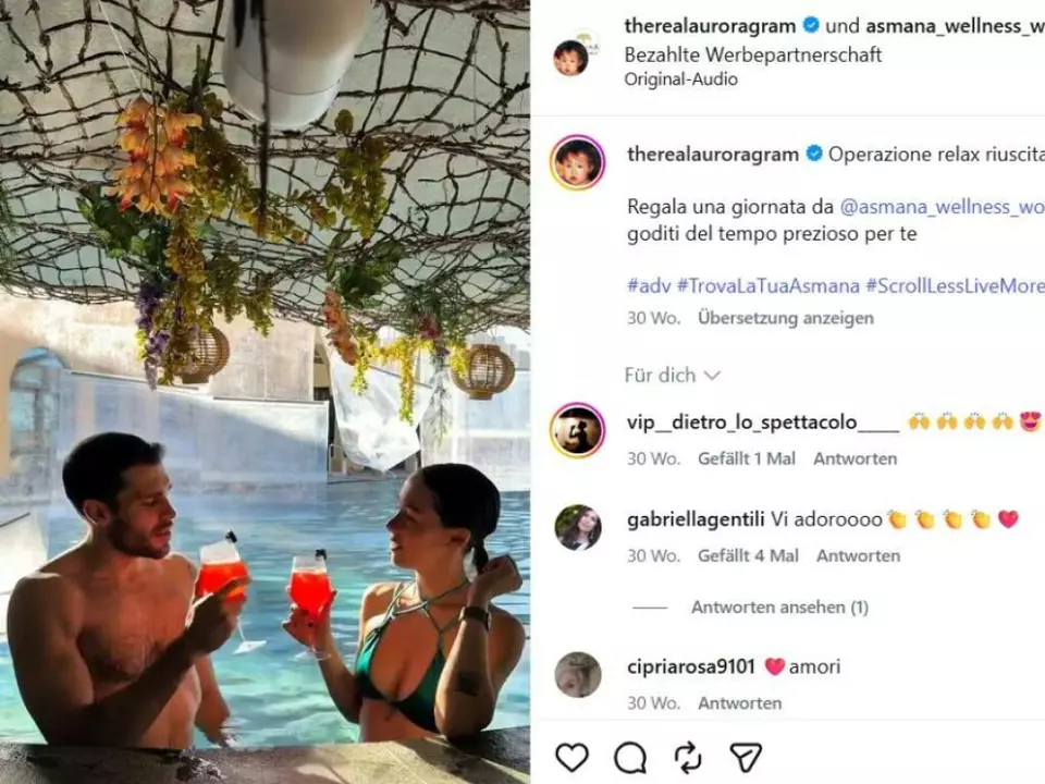 Aurora Ramazotti und Goffredo Cerza sind seit Jahren ein Paar
