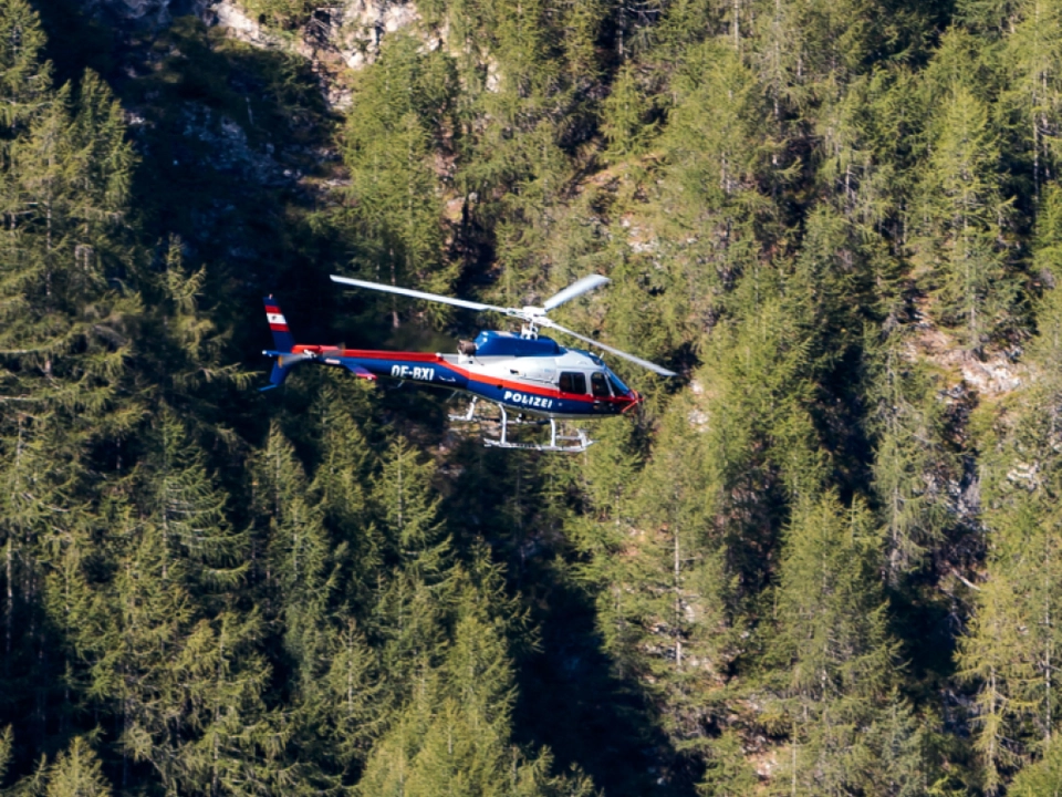 Der Polizeihubschrauber \