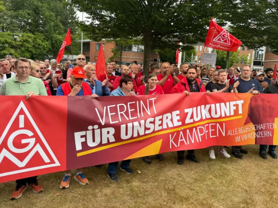 Die heutige VW-Aufsichtsratssitzung war von Protesten begleitet