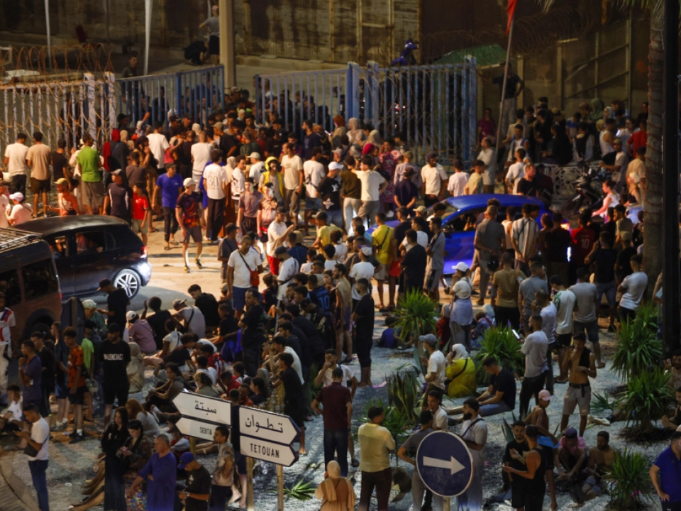 Hunderte gelangten am Donnerstag in Exklave Ceuta