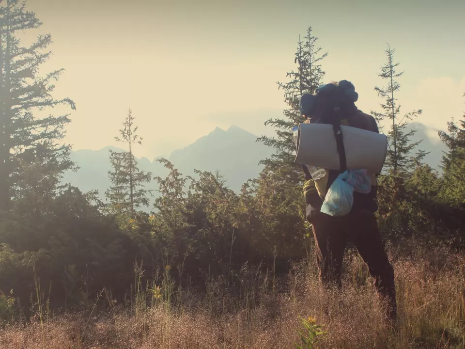 Wandern Natur Schlafsack