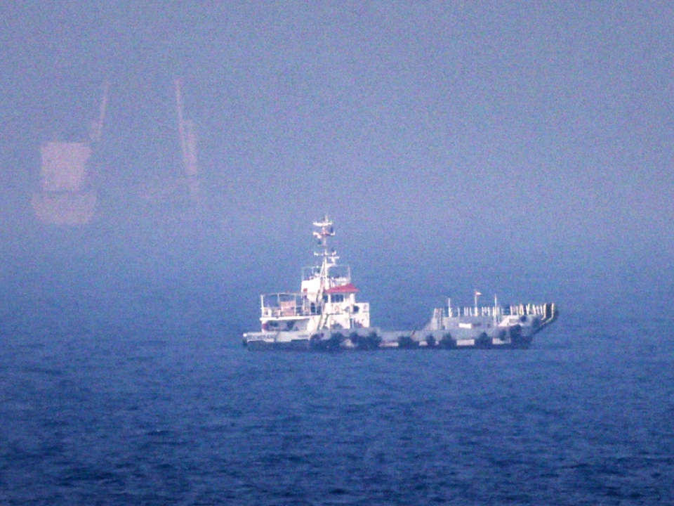 Schiffe in der Straße von Hormuz