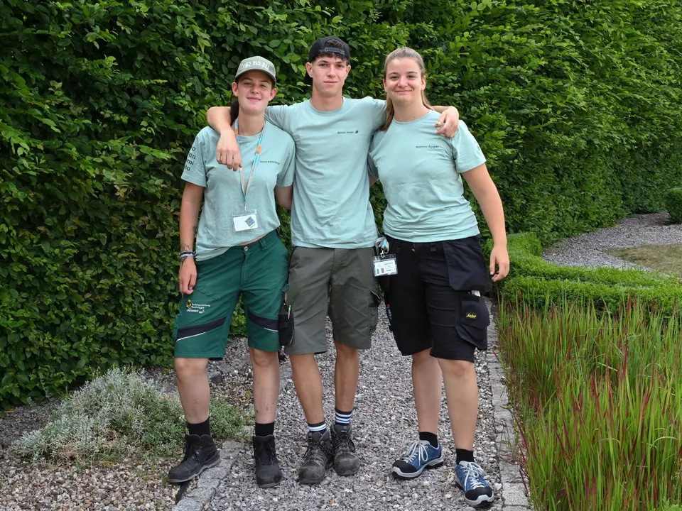 Team Italy 1. v.l.n.r. Noemie Breitenberger, Simon Hofer und Hanna Egger