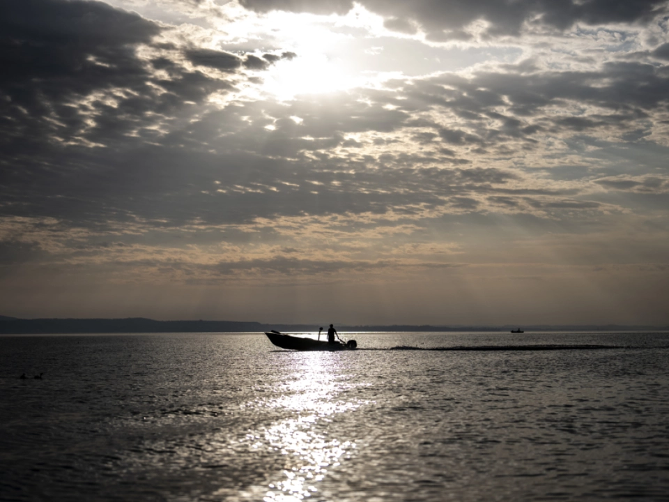 Am Bodensee sind die Pegelstände sehr niedrig