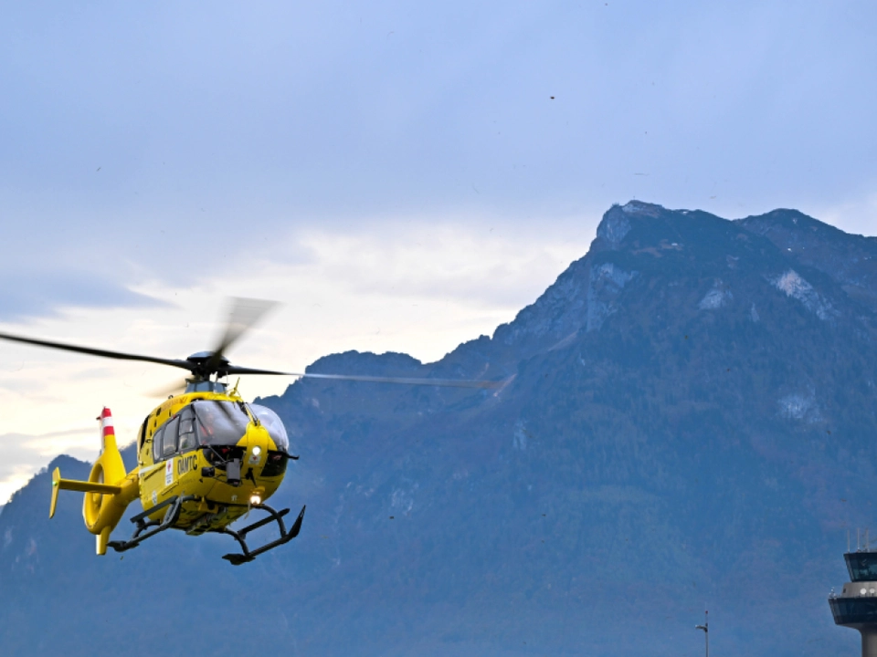 Auch Rettungshubschrauber waren bei der Aktion im Einsatz