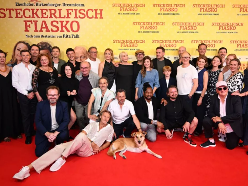 Das Team bei der \