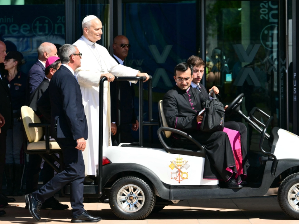 Der Papst bei seinem Besuch in Rimini am Wochenende