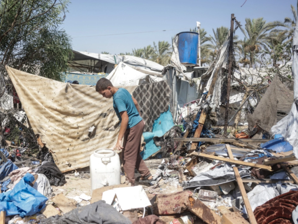 Kriegsschäden im südlichen Gazastreifen