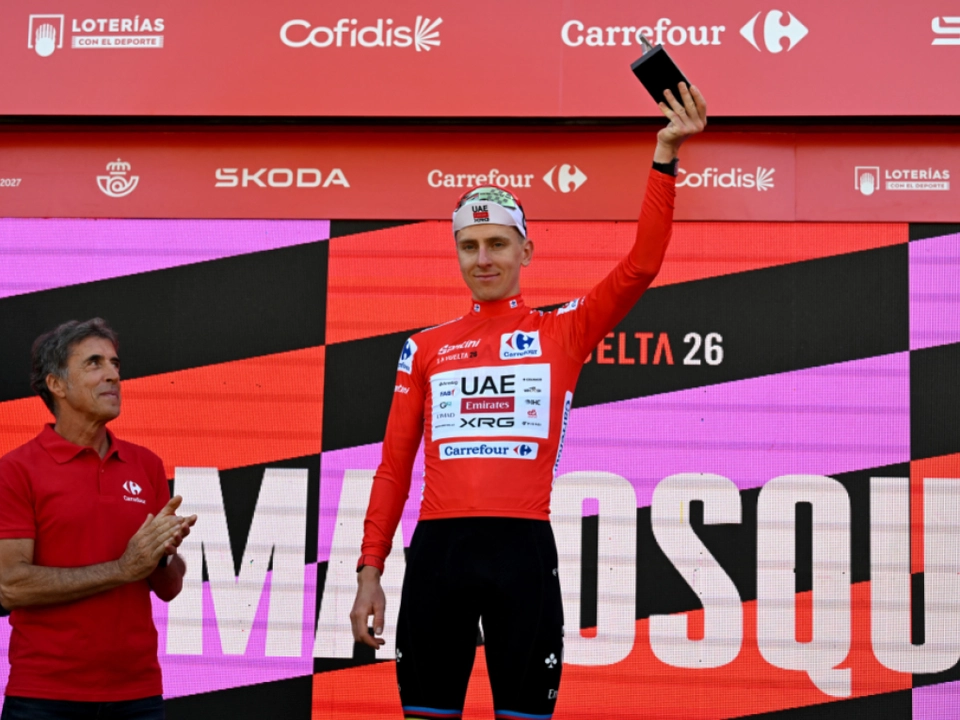 Pogacar bleibt bei der Vuelta in Rot