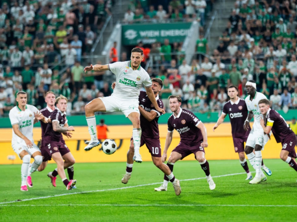 Rapid scheiterte im Elferschießen an Hearts