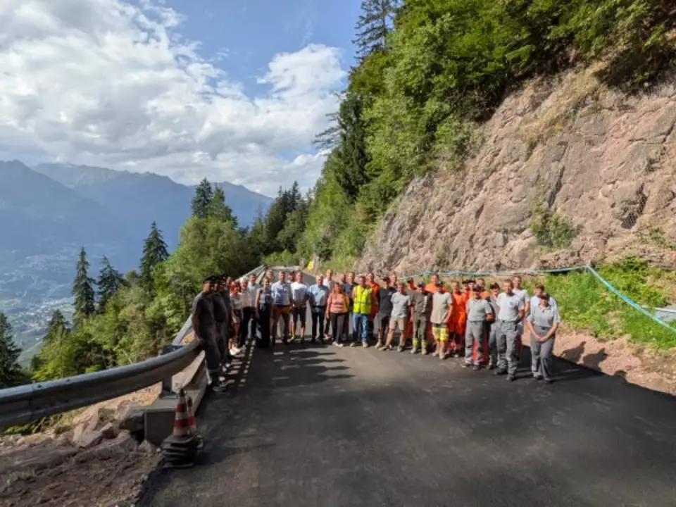 Strada Avelengo riaperta