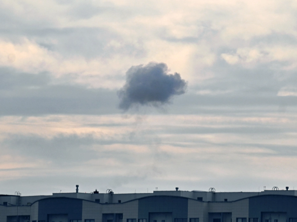 Ukraine wehrt russische Drohnen über Kiew ab