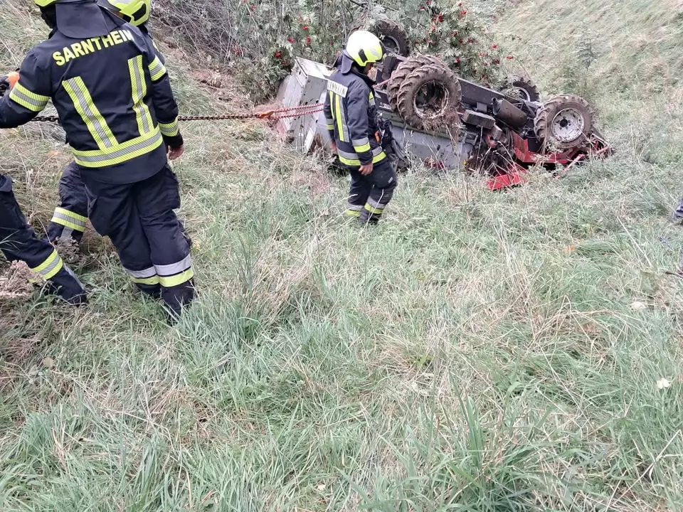 75-Jähriger kommt bei Traktorunfall in Sarnthein ums Leben