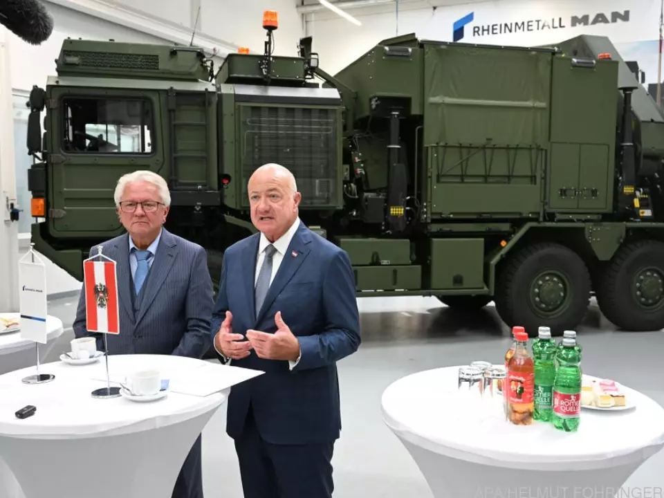 Am Standort Liesing werden Militär-Lkw gefertigt