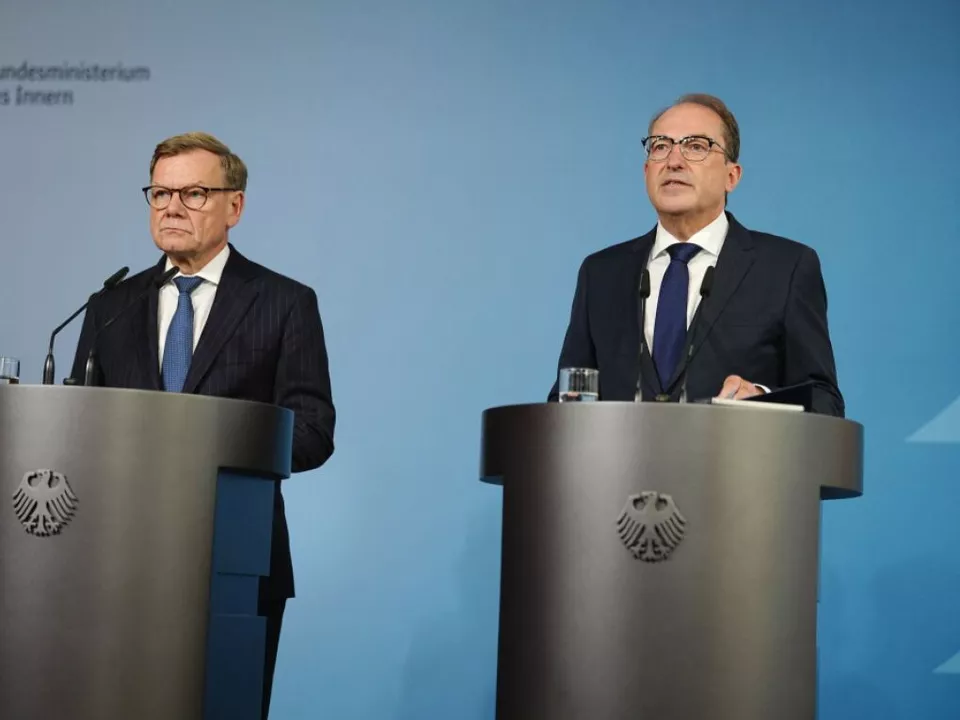 Deutschland: Außenminister Wadephul und Innenminister Dobrindt bei PK.