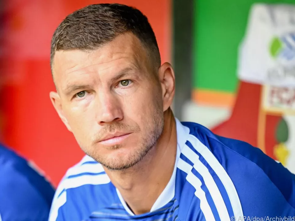 Edin Dzeko lässt es demnächst in der Nationalmannschaft sein