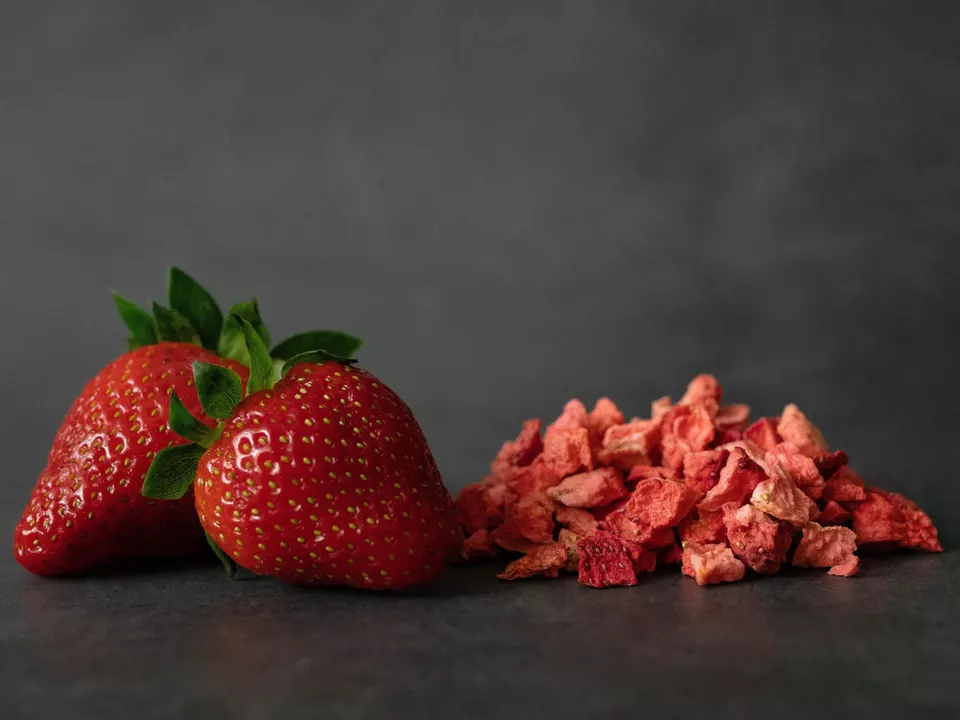 getrocknete Erdbeeren