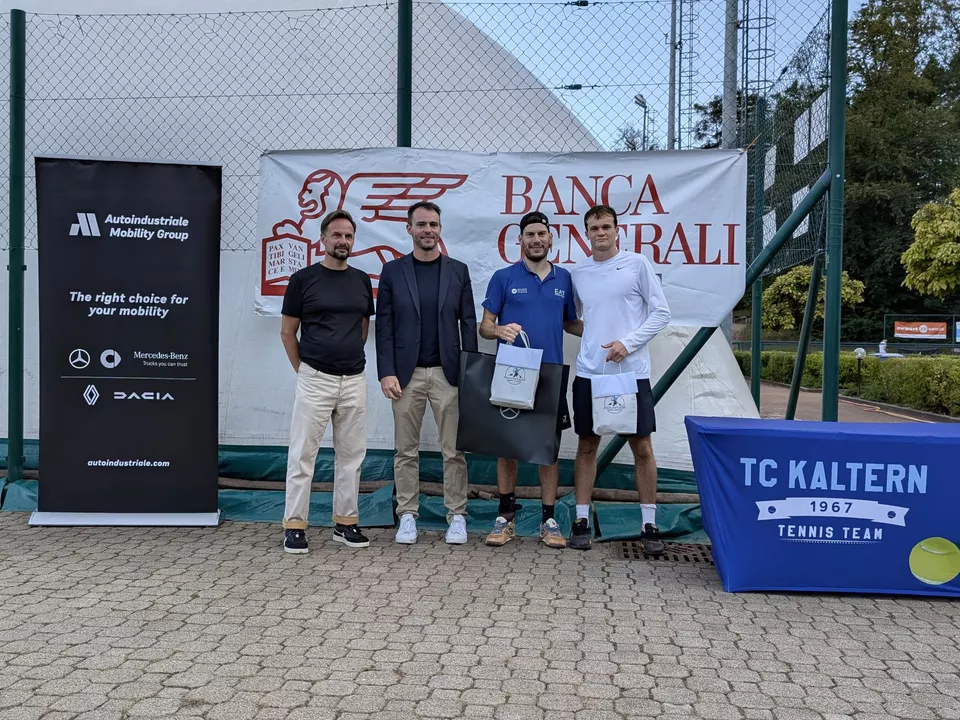Manuel Demetz (Autoindustriale), Ivan Rossi (Banca Generali), A Zarantonello und L Palla (v. l. n. r.)