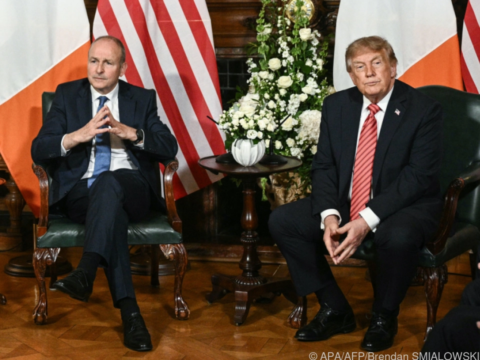 Trump konferierte in Dublin mit Premier Martin