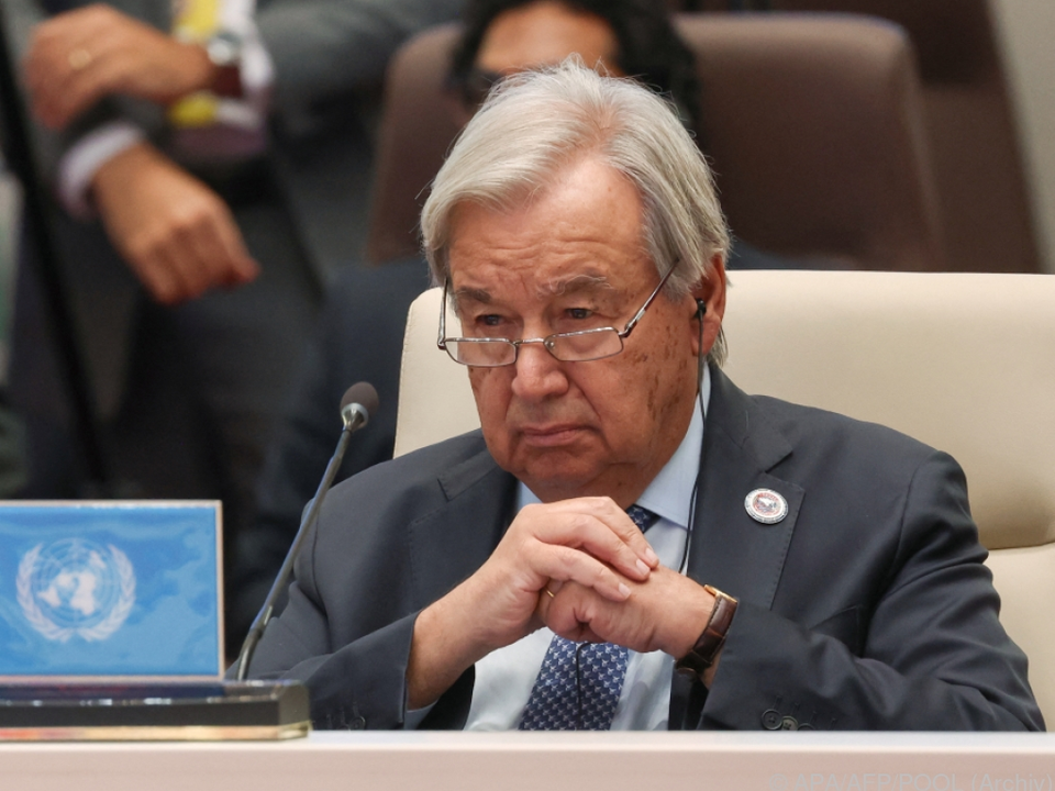 UNO-Generalsekretär António Guterres