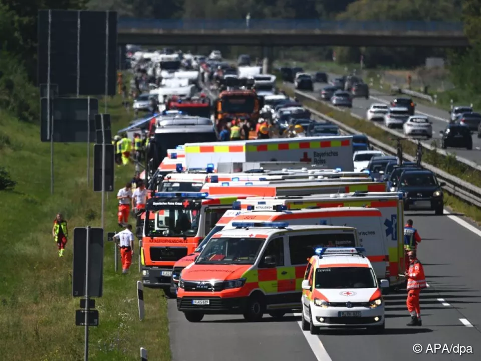 Viele Rettungskräfte waren im Einsatz
