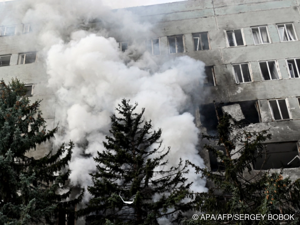 Am Samstag attackierte Russland eine Klinik in Charkiw