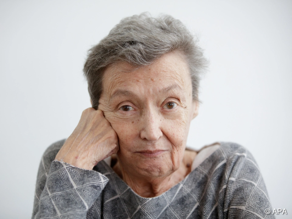 Christine Nöstlinger vor ihrem 80. Geburtstag im Jahr 2016