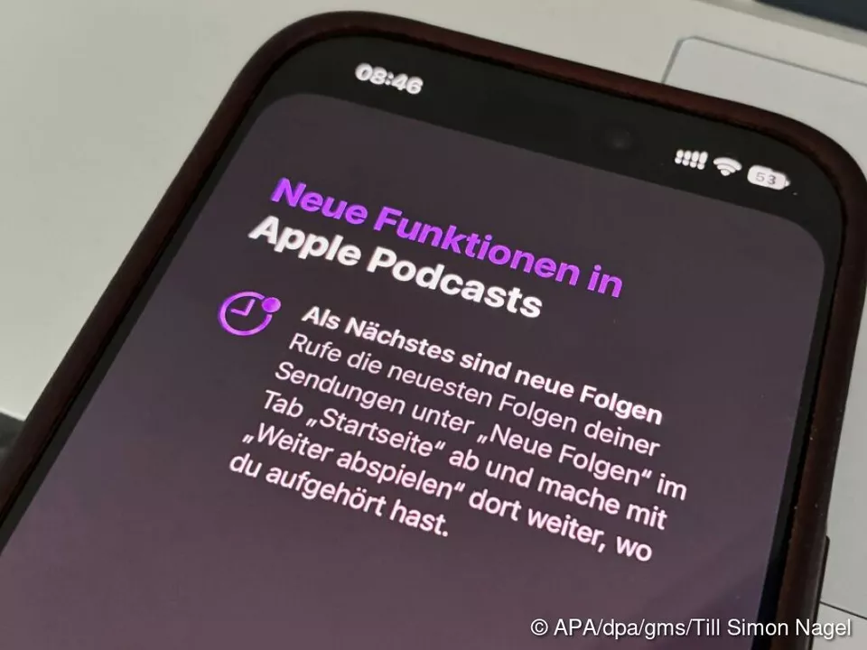 Die Podcast-App wird übersichtliche