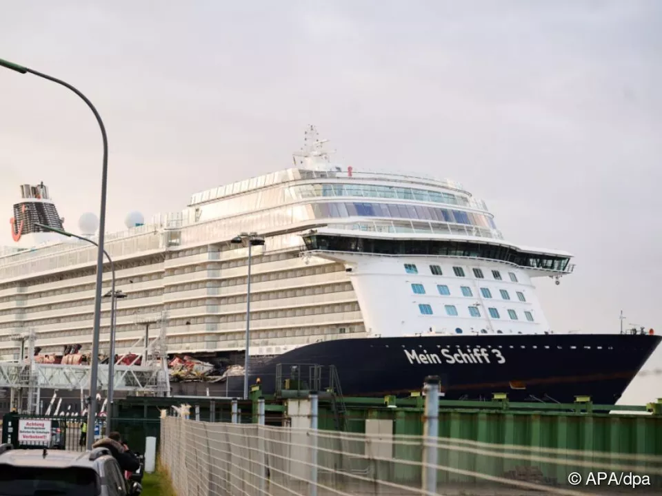 Eine Windböe löste den Unfall des Kreuzfahrtschiffes aus