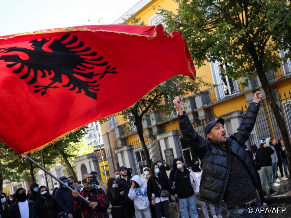 Erneut Proteste in Tirana