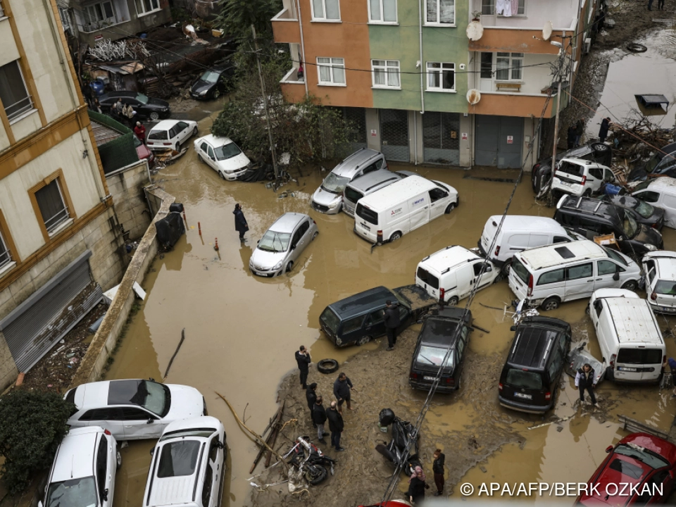 Es wurde weiterhin anhaltende Regen prognostiziert