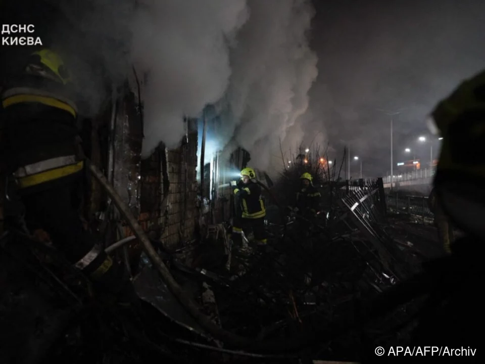 Immer wieder Attacken auf die ukrainische Hauptstadt