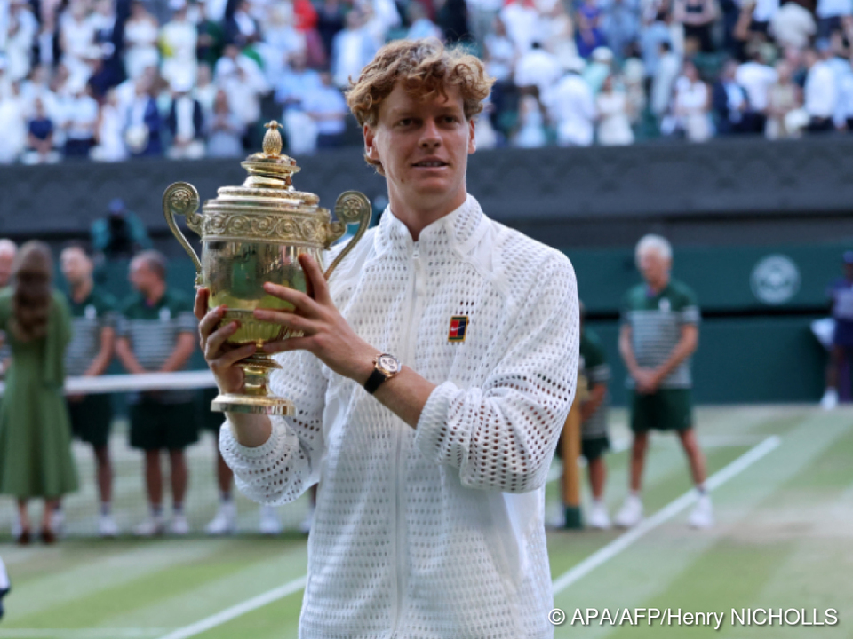 Seit seinem Wimbledontriumph pausiert Sinner